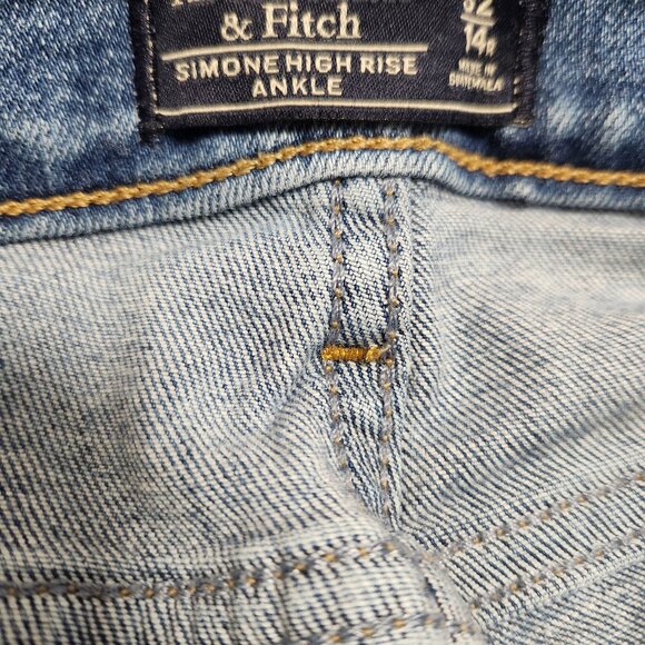 Abercrombie & Fitch Simone High Rise Ankle Stars 🌟 Size 10-12 - Picture 12 of 12